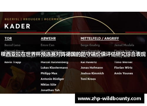 穆西亚拉在世界杯预选赛对阵德国的防守端价值评估研究综合表现